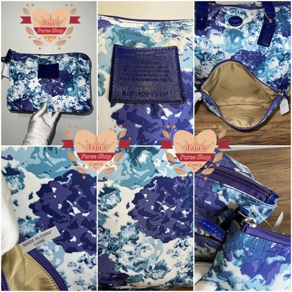 🪻Coach Floral Nylon Bag & Snap Pouch🪻 - Picture 10 of 17